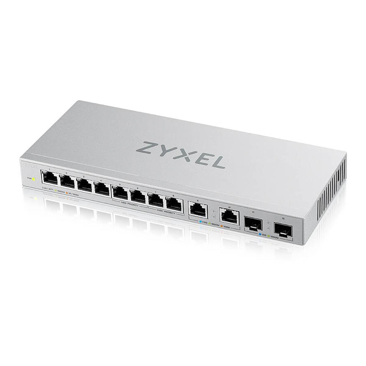 Šakotuvas Zyxel XGS1010-12,8-PORT GIGABIT UNMANAGED SWITCH WITH 8-PORT 1G + 2-PORT 2.5G + 2-PORT SFP+