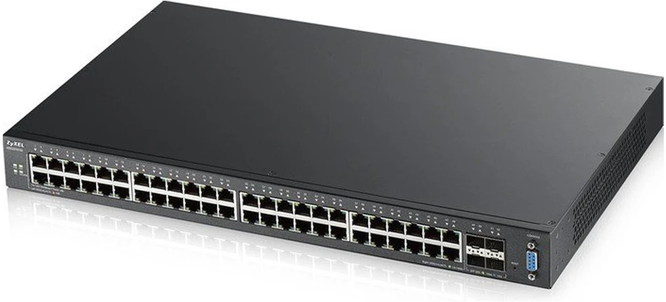 Šakotuvas ZYXEL XGS2210-52, 48 PORT GIGABIT L2 MANAGED SWITCH, 4X 10G