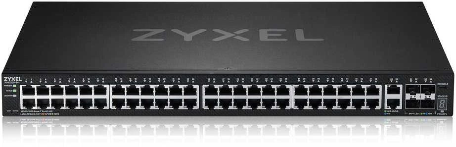 Šakotuvas ZYXEL XGS2220-54, L3 ACCESS SWITCH, 48X1G RJ45 2X10MG RJ45, 4X10G SFP+ UPLINK, INCL. 1 YR NEBULAFLEX PRO (5Y WARRANTY)