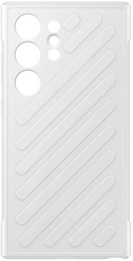 Dėklas „Samsung Galaxy S24 Ultra Shield“ dangtelis šviesiai pilkas