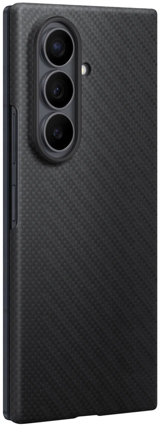 Dėklas KF976SBE Carbon Magnet Samsung Galaxy Fold 8 Ultra, Juodas