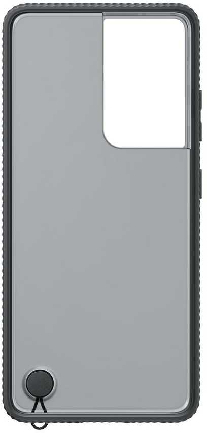 Dėklas GG998CBE Clear Protective Cover for Samsung Galaxy S21 Ultra Juodas (Juodas)