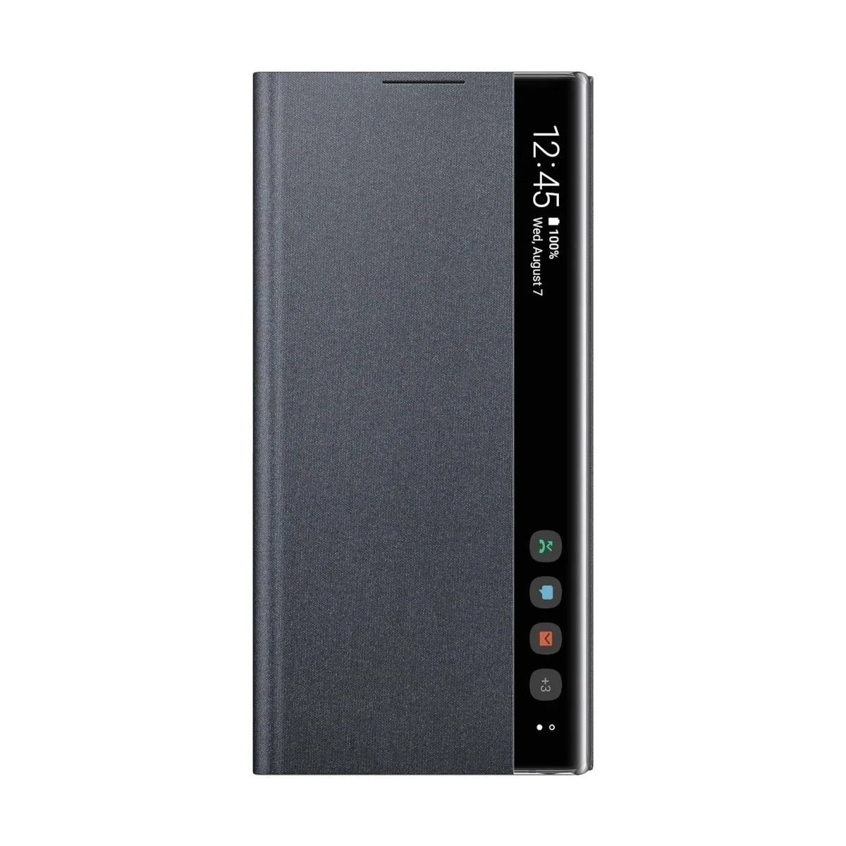Samsung Galaxy Note10 Clear View dėklas (Juodas) ZN970CBE 
