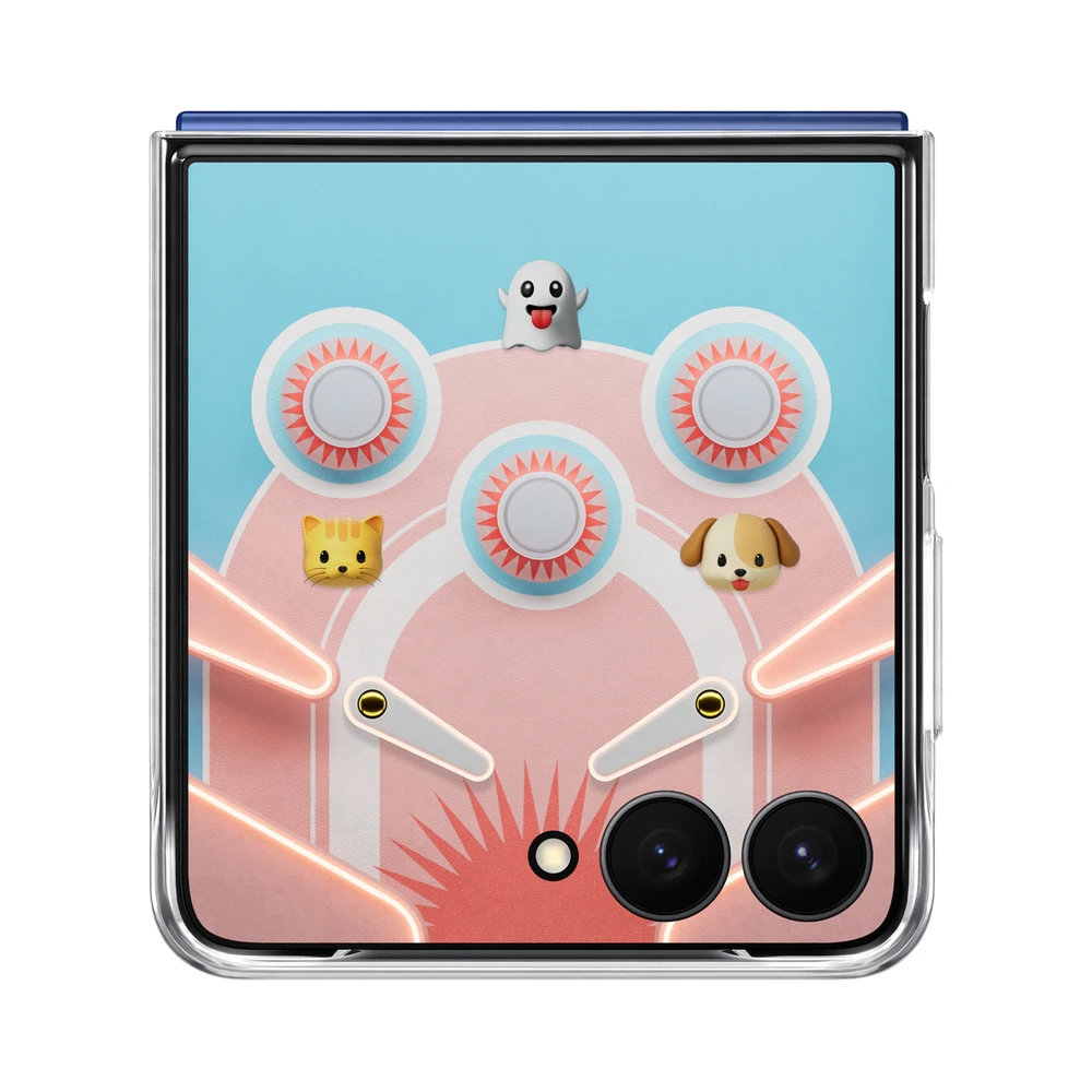 Dėklas ZF766CTEGWW Flipsuit Samsung Galaxy Flip7, Transparent
