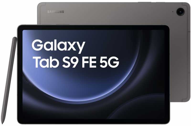 Planšetinis kompiuteris Samsung X516B Galaxy Tab S9 FE 10.9 5G 128GB, Pilkos spalvos