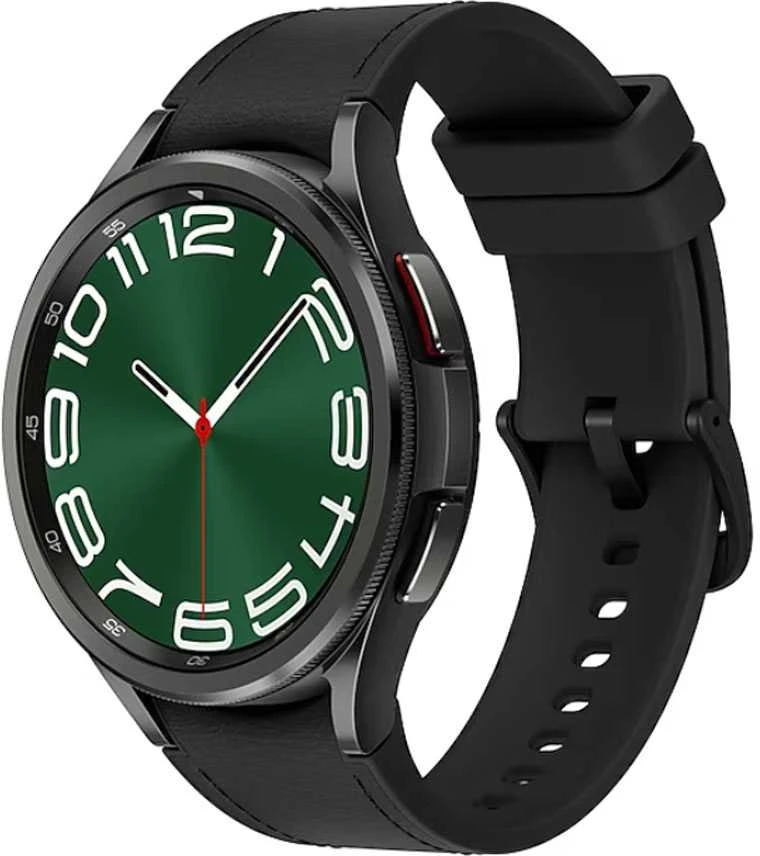 Išmanusis laikrodis Samsung Galaxy Watch 6 Classic, 47 mm, Sidabro spalvos korpusas su pilkos spalvos dirželiu
