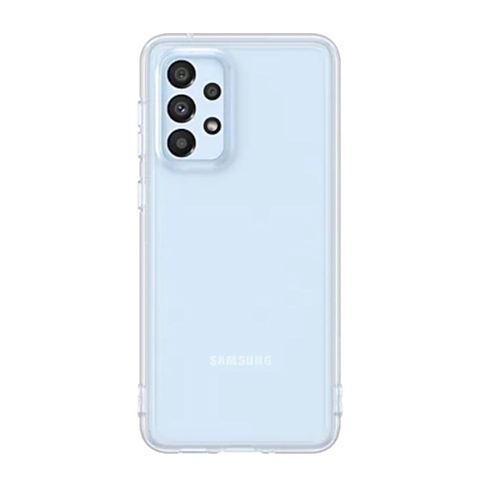 Dėklas QA336TTE minkštas skaidrus dangtelis, skirtas Samsung Galaxy A33 (5G) skaidrus (skaidrus)
