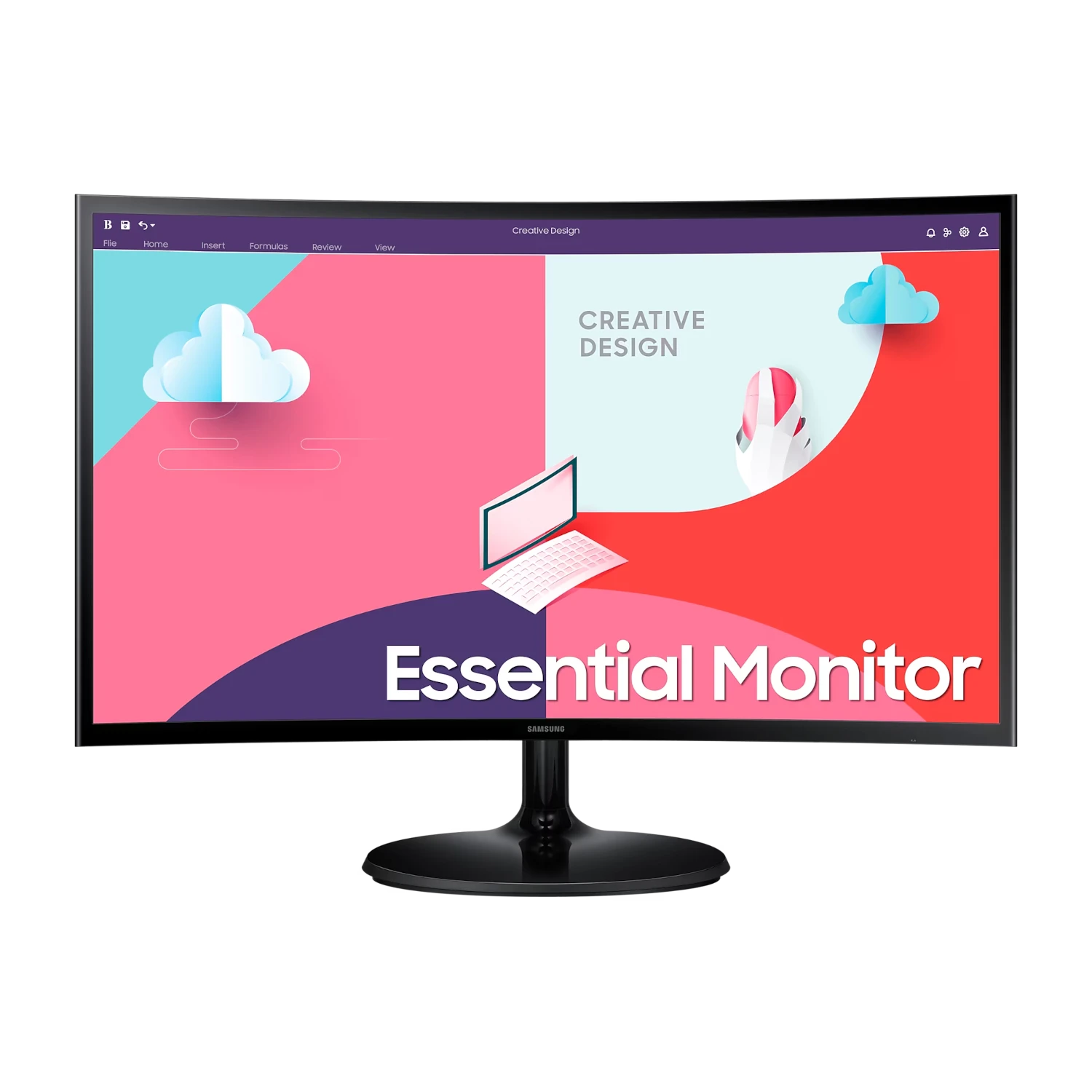 Samsung  Monitorius C27F364EAU/27"/Curved/Full HD/75Hz/Eye Saver Mode & Flicker Free