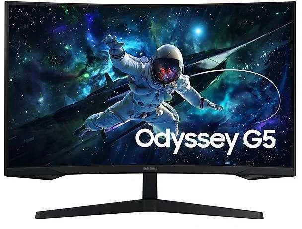 Samsung G55C kompiuterio monitorius 68,6 cm (27″) 2560 x 1440 pikseliai Wide Quad HD LED Juoda