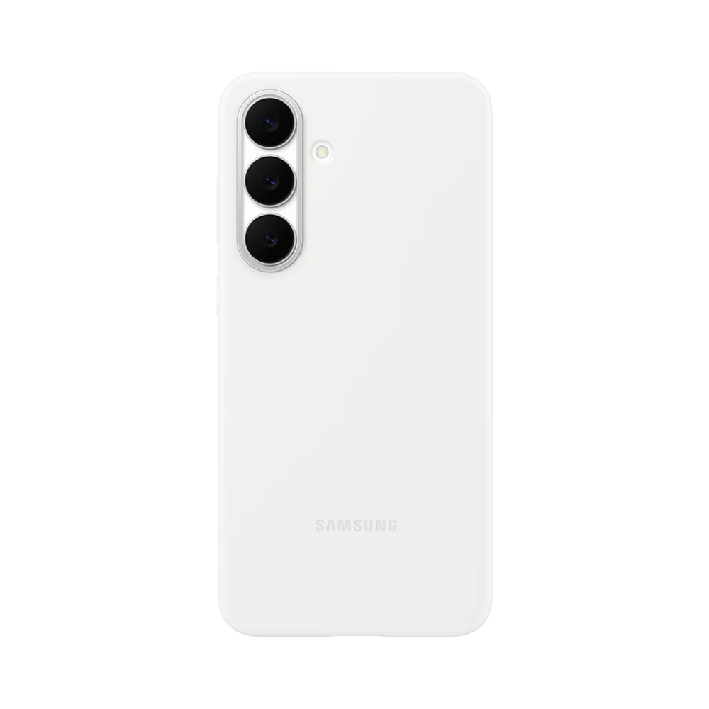 112803 EF-PS731CWE Samsung Silicone dėklas skirtas Galaxy S25 FE baltos spalvos