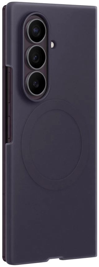 Dėklas EF976CVE silikoninis magnetas „Samsung Galaxy Fold 8 Ultra“, violetinis