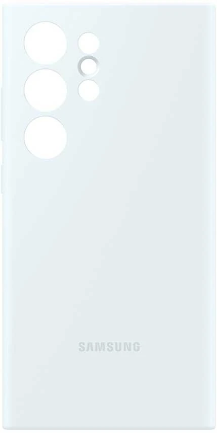 Dėklas Samsung Galaxy S24 Ultra silikoninis dangtelis Baltas