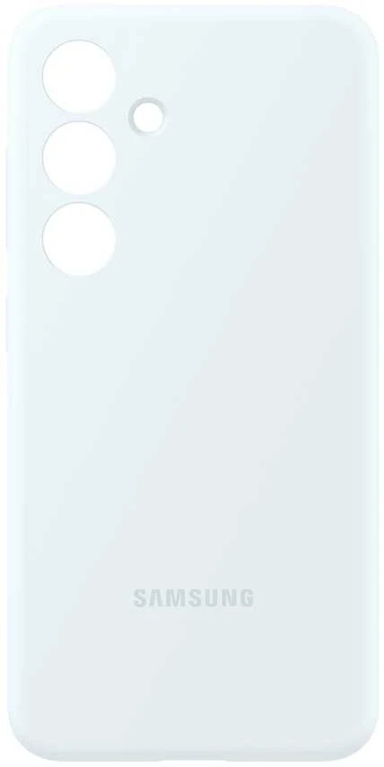 Dėklas Samsung Galaxy S24 silikoninis dangtelis Baltas
