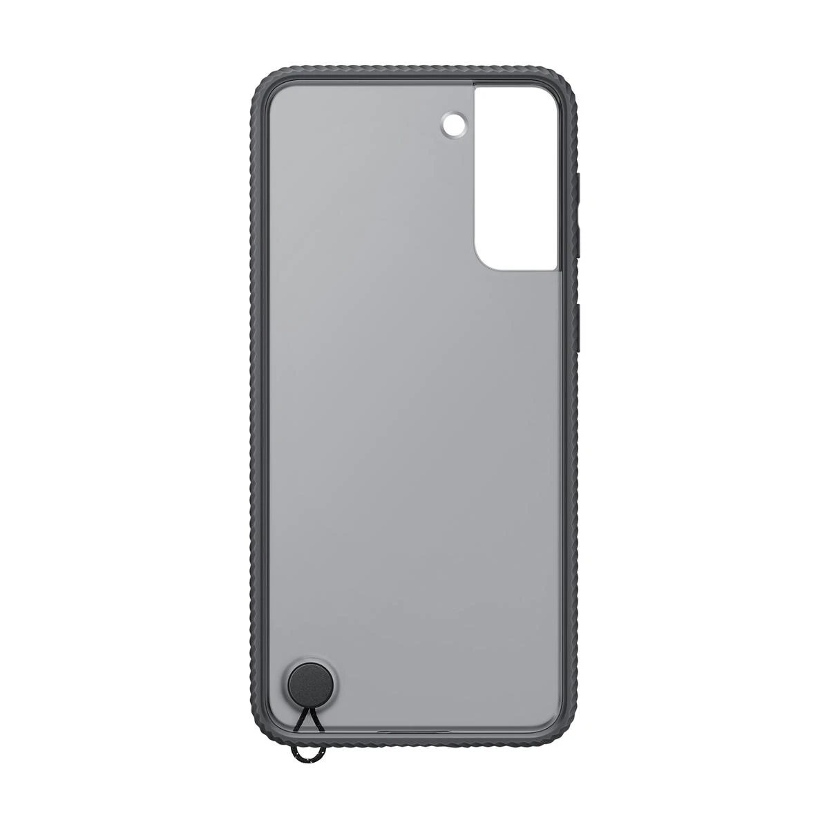 Dėklas GG996CBE skaidrus apsauginis dangtelis, skirtas Samsung Galaxy S21 Plus Juodas (Juodas)