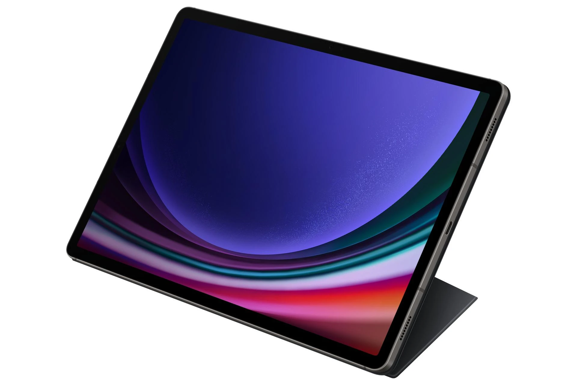 Samsung Galaxy Tab S9+/S9 FE+ Smart Book Cover Juodas