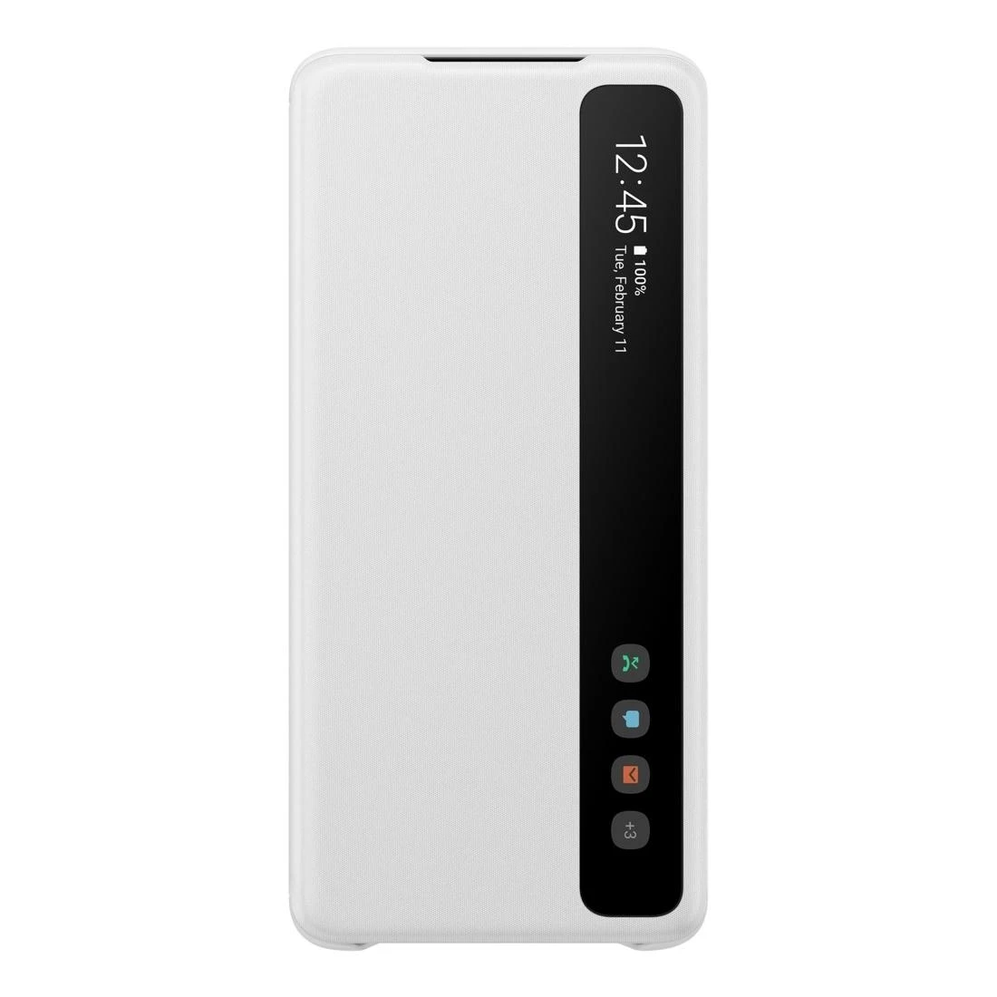 Dėklas ZG985CWE Aiškaus vaizdo dangtelis, skirtas Samsung Galaxy S20 Plus (Baltas)