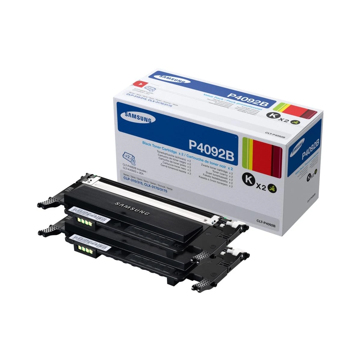 Hewlett Packard (HP) HP CLT-P4092B Originalus Juoda 2 vnt