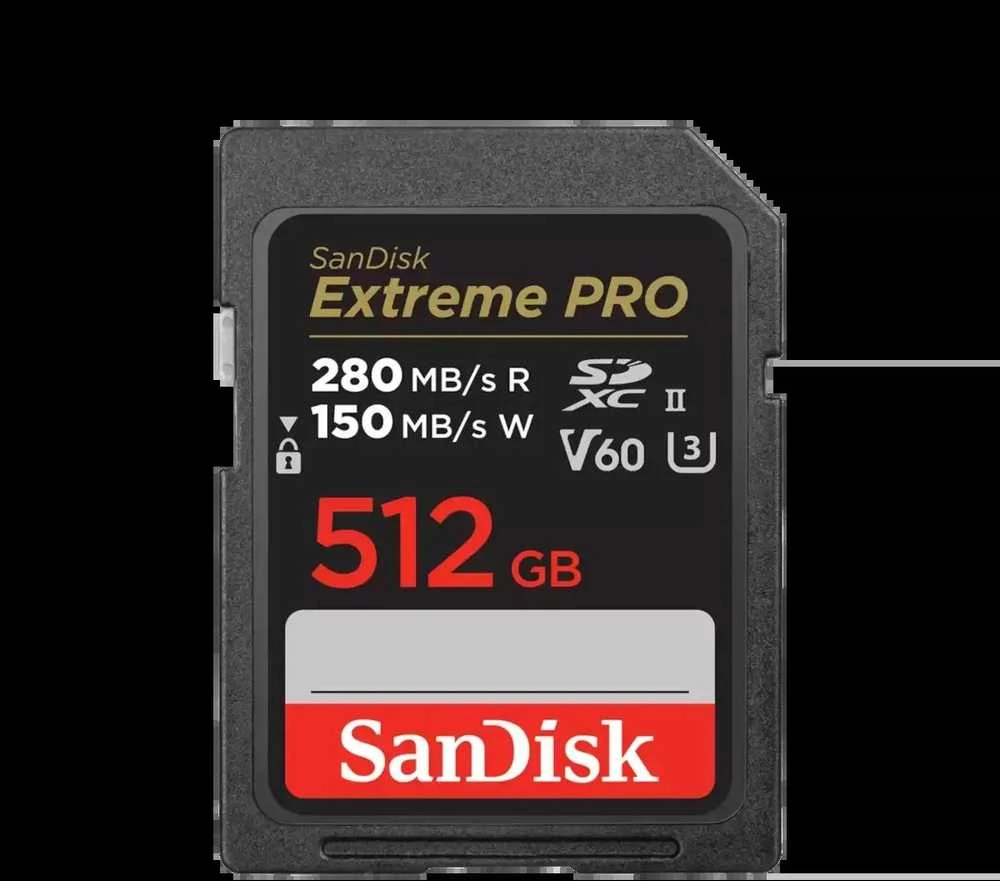 SanDisk SDSDXEP-512G-GN4IN atminties kortelė 512 GB SDXC UHS-II 10 klasė