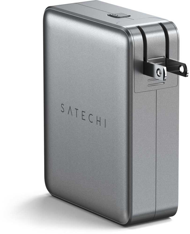 SATECHI 145W USB-C 4 prievadų GaN kelioninis įkroviklis