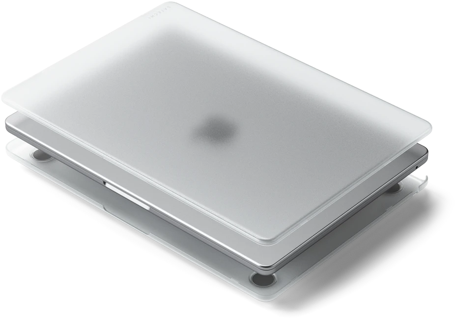 SATECHI Eco Hardshell dėklas, skirtas MacBook Air M2 – skaidrus