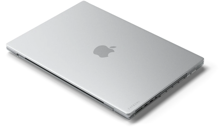 SATECHI Eco Hardshell dėklas, skirtas MacBook Pro 14 – skaidrus