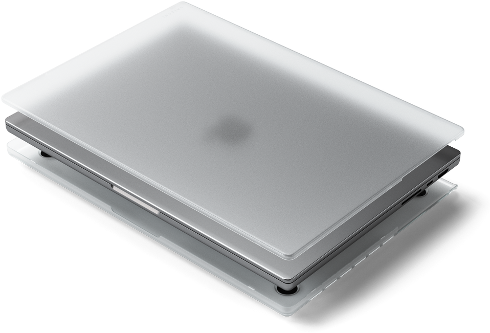 SATECHI Eco Hardshell dėklas, skirtas MacBook Pro 14 – skaidrus
