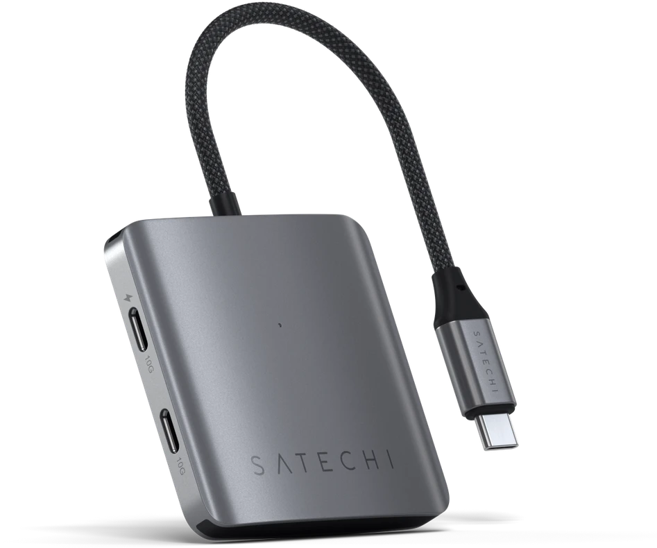 SATECHI 4 prievadų USB-C šakotuvas su PD