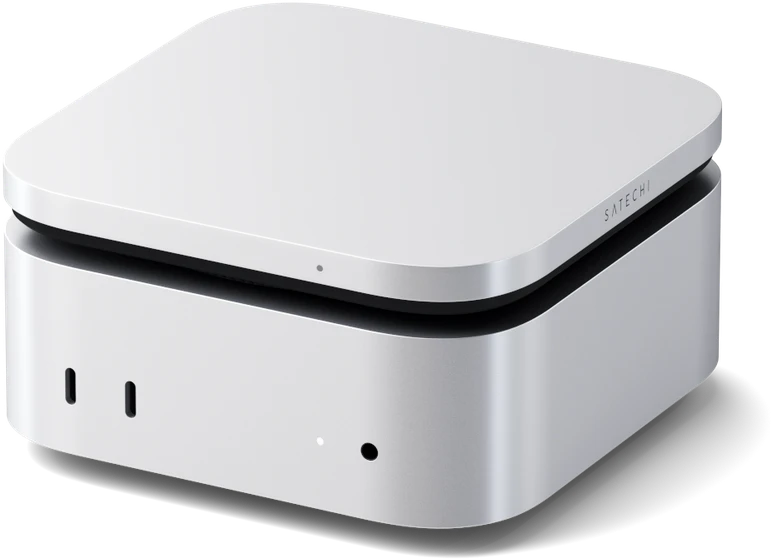 Disk adapter Satechi USB4 Slim NVMe SSD Enclosure sidabrinis