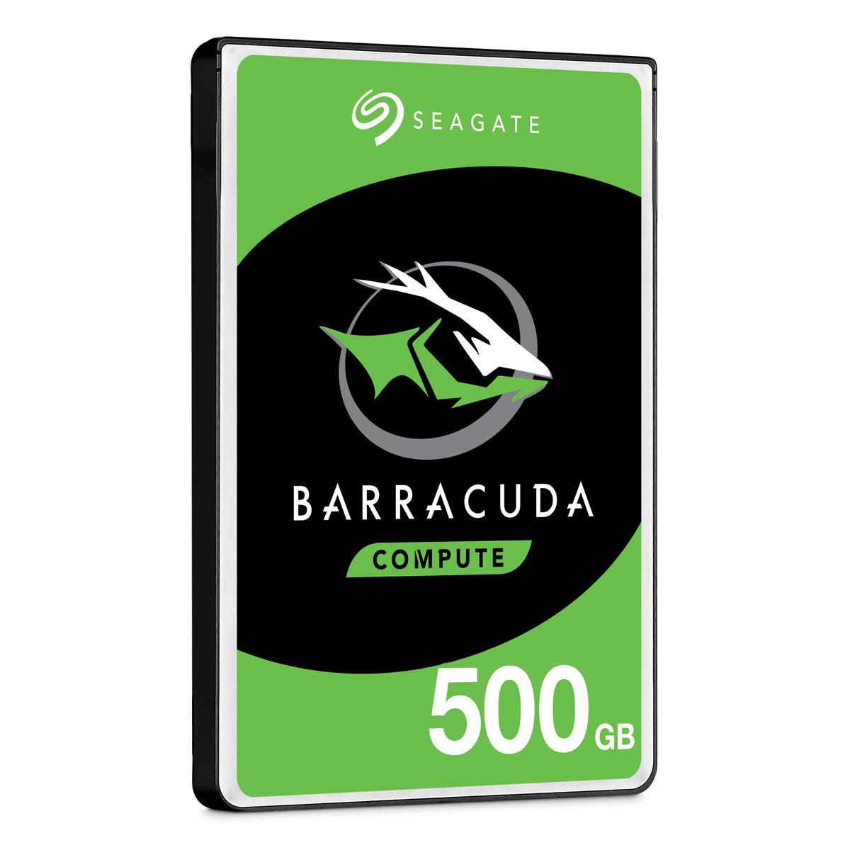 „SEAGATE Barracuda 500GB“ kietasis diskas SATA 6Gb/s 5400rpm 2,5 colio 7 mm aukščio 128 MB talpykla, juodos spalvos