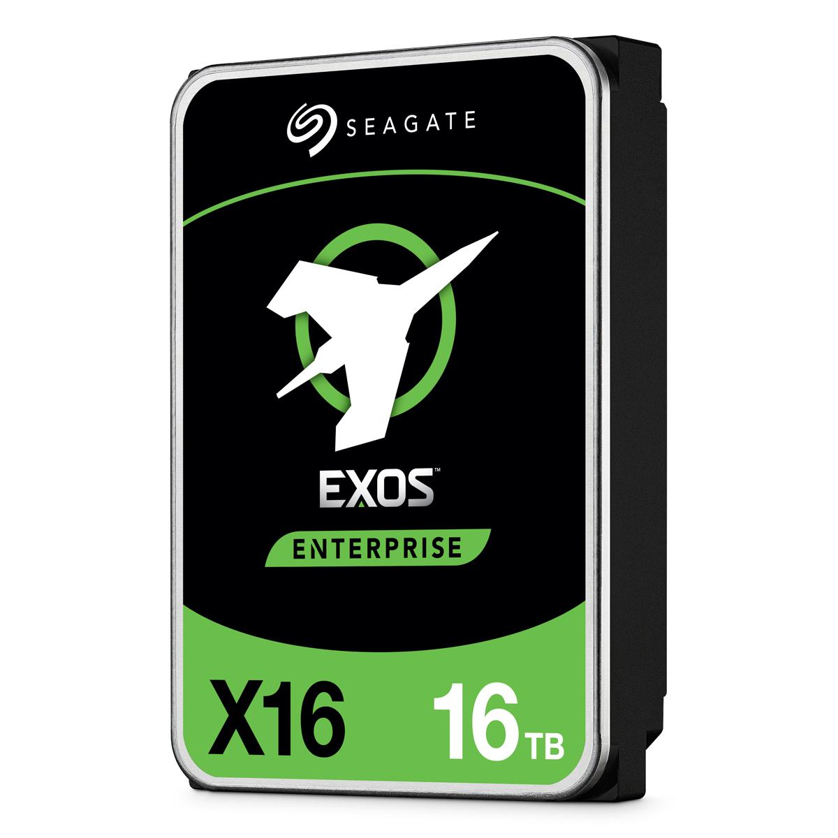 „SEAGATE EXOS X16 SATA 16TB Helium 7200rpm 256MB cache 512e/4kn Fast Format BLK“