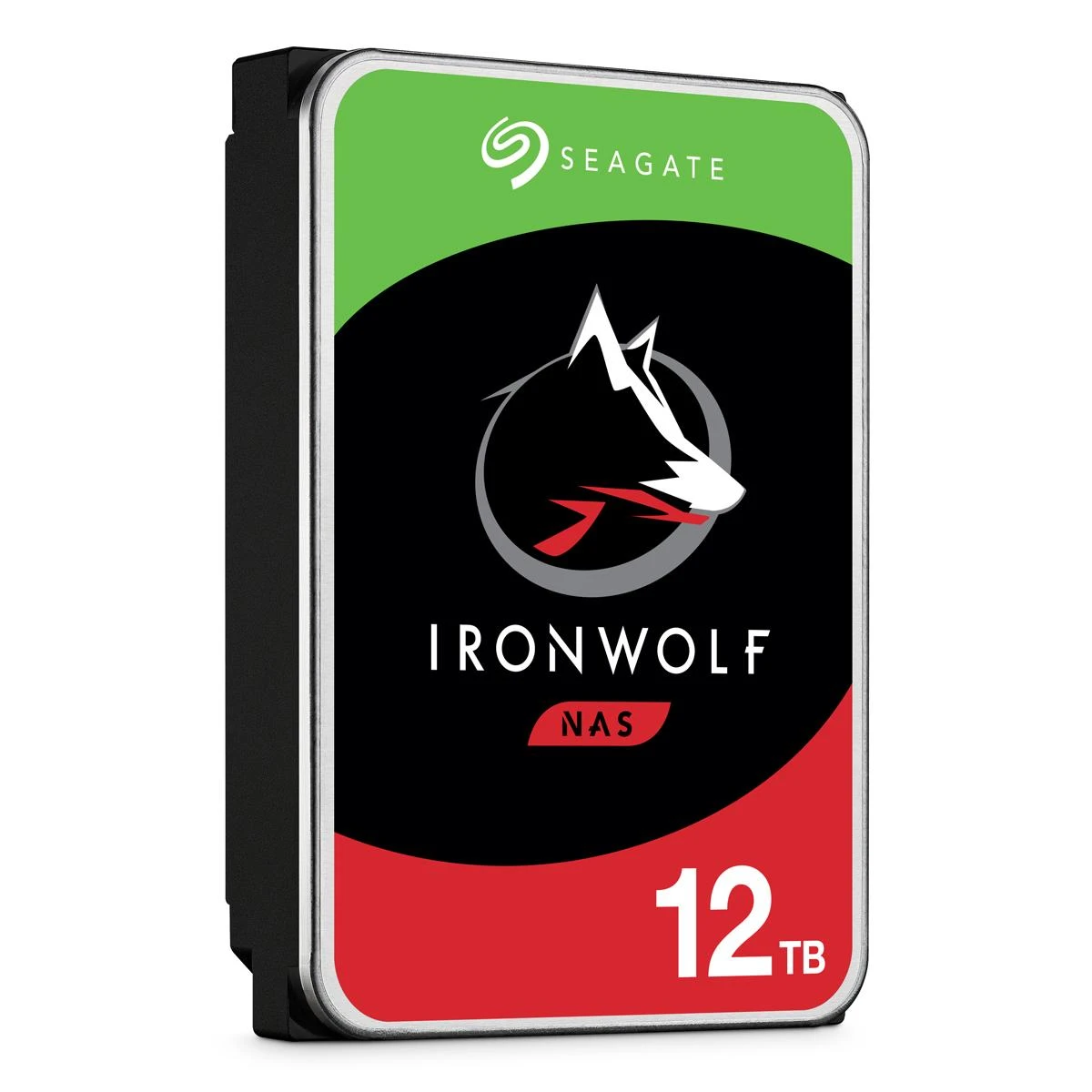 Kietasis diskas SEAGATE NAS HDD 12TB IronWolf 7200rpm 6Gb/s SATA 64MB talpykla 8,9 cm 3,5 colio 24x7 NAS ir RAID Rackmount Systeme BLK