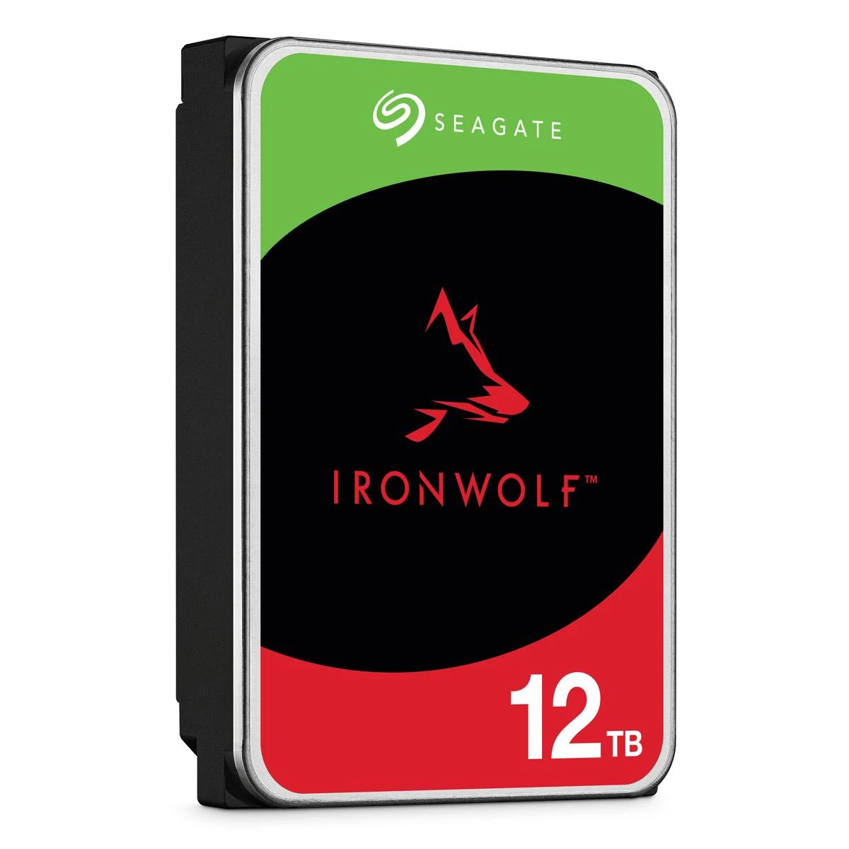 Kietasis diskas SEAGATE NAS HDD 12TB IronWolf 7200rpm 6Gb/s SATA 64MB talpykla 8,9 cm 3,5 colio 24x7 NAS ir RAID Rackmount Systeme BLK