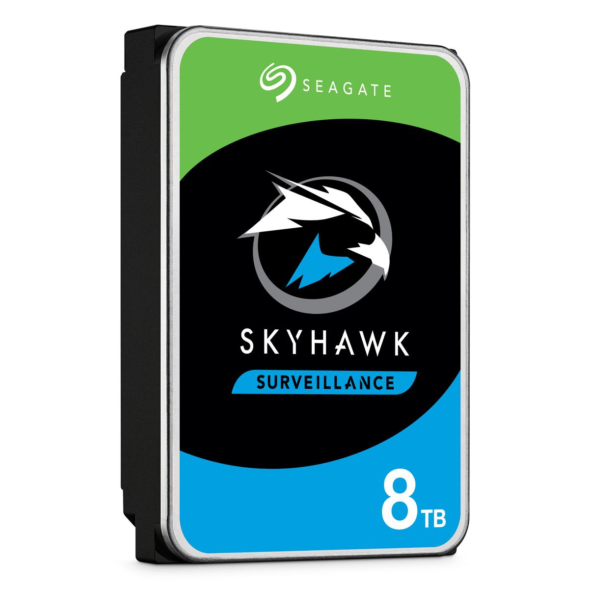 SEAGATE Surveillance Skyhawk 8TB HDD 7200rpm SATA serial ATA 6Gb/s 256MB cache 3.5inch 24x7 long-term usage BLK