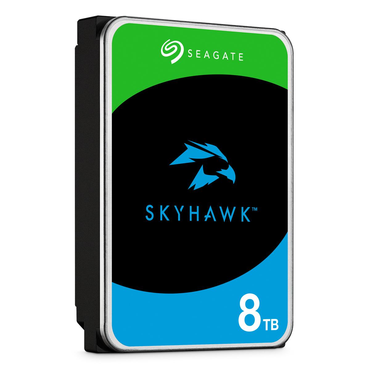 SEAGATE Surveillance Skyhawk 8TB HDD 7200rpm SATA serial ATA 6Gb/s 256MB cache 3.5inch 24x7 long-term usage BLK