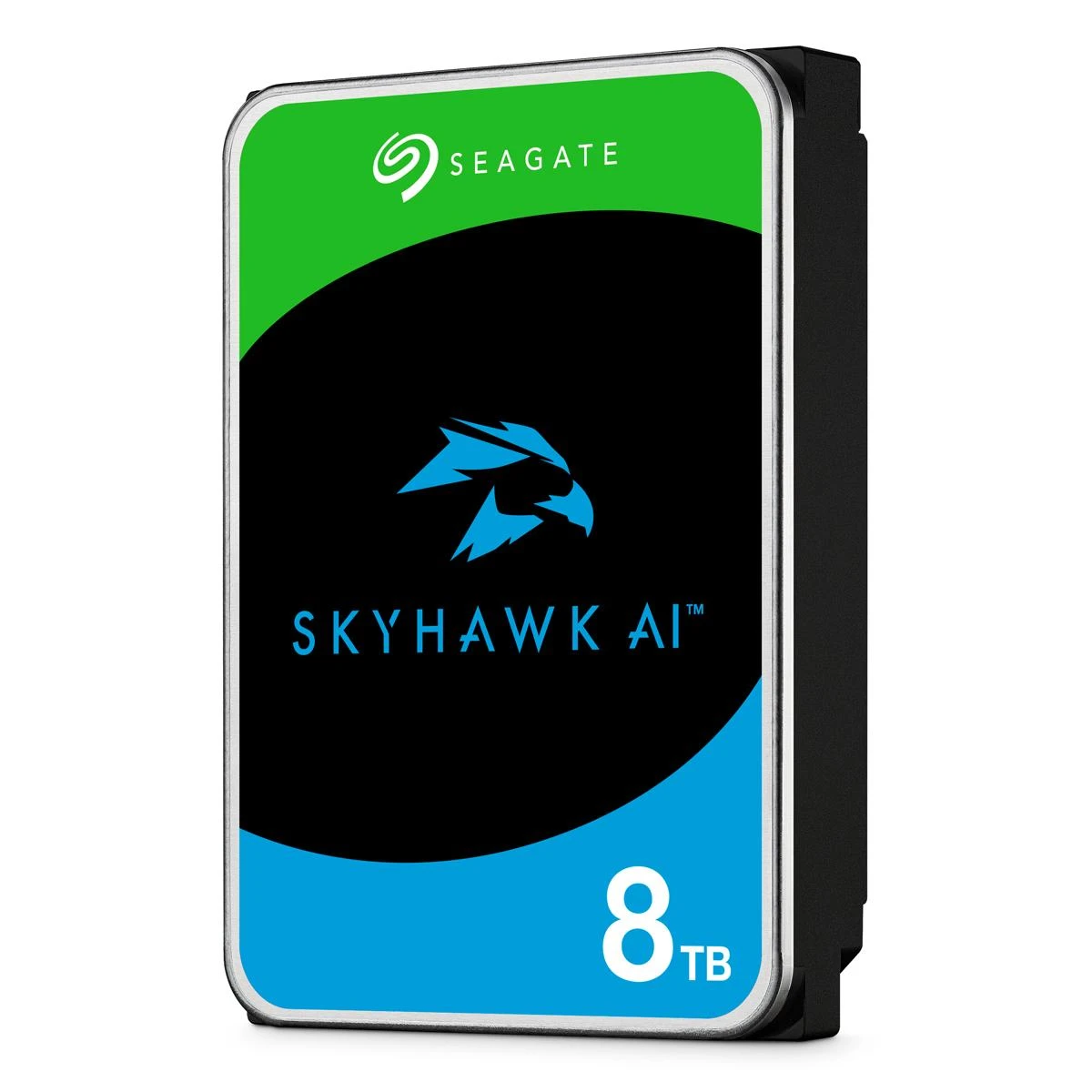 „SEAGATE“ stebėjimo dirbtinio intelekto „Skyhawk“ 8 TB kietasis diskas SATA 6 Gb/s 256 MB talpykla 8,9 cm 3,5 colio