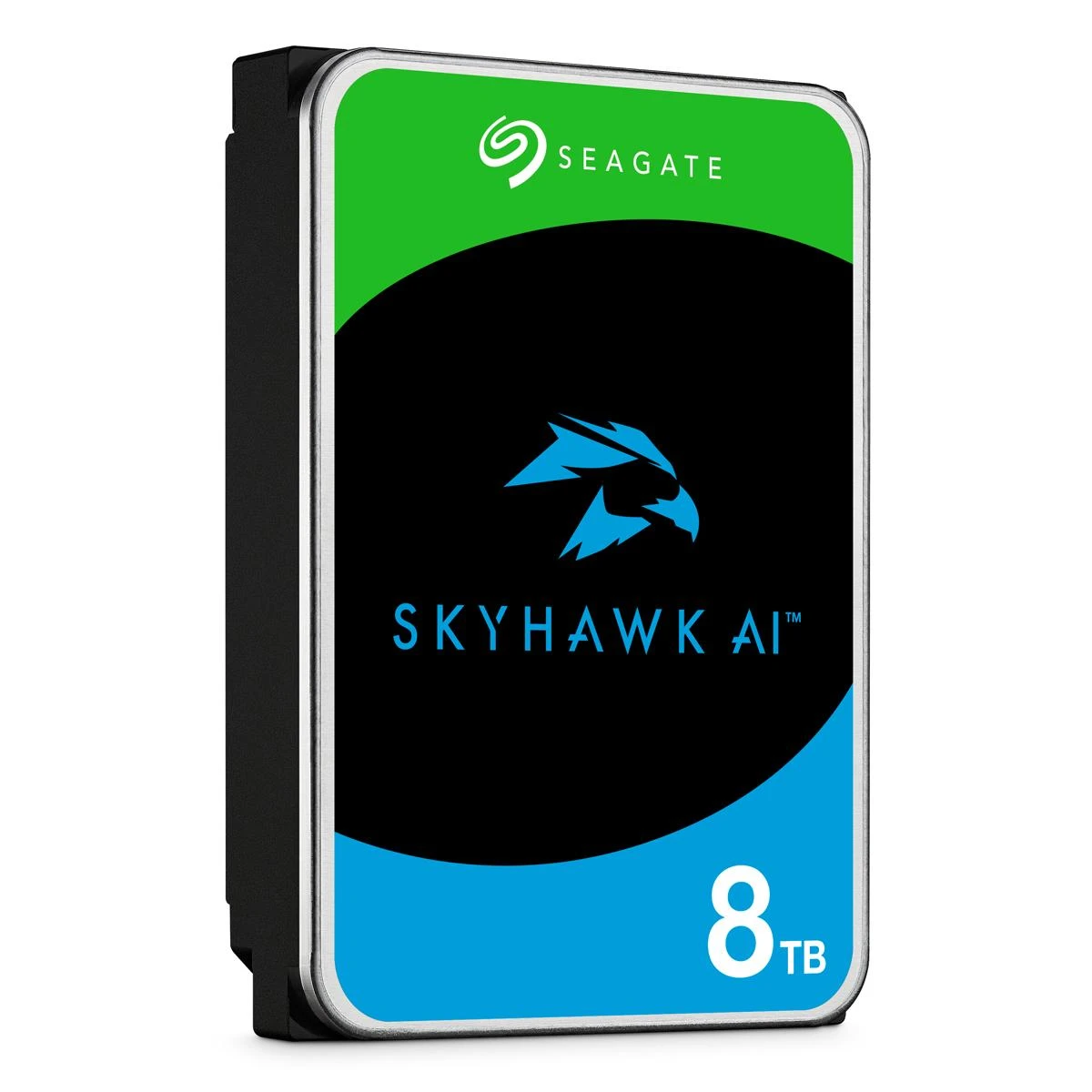 „SEAGATE“ stebėjimo dirbtinio intelekto „Skyhawk“ 8 TB kietasis diskas SATA 6 Gb/s 256 MB talpykla 8,9 cm 3,5 colio