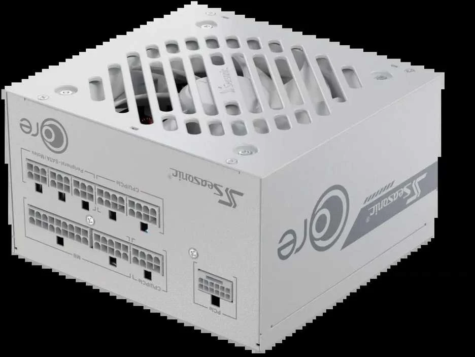 750W „Seasonic Core GX-750-V2-Baltas“ kabelių valdymas