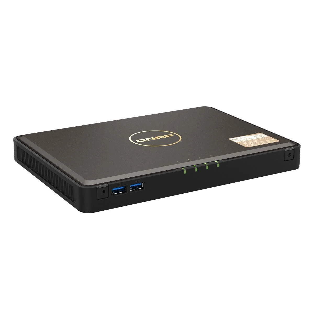 Serveris QNAP TBS-464 NAS Desktop Intel® Celeron® N5105 8 GB DDR4 0 TB QNAP Turbo System Juodas