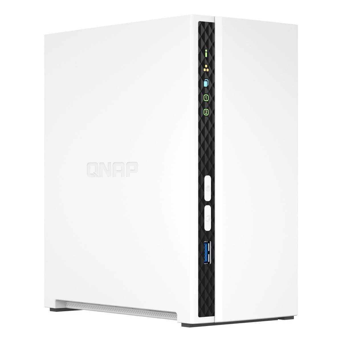 Serveris QNAP | 2 skyrių ARM | TS-233 | Iki 2 SATA 6Gb/s, 3Gb/s | ARM 4 branduolių | Cortex-A55 | Procesoriaus dažnis 2,0 GHz | 2 GB | N/A