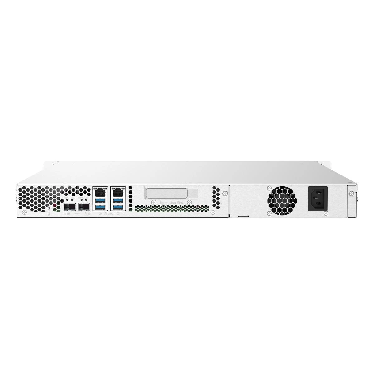 Serveris Qnap Systems QNAP TS-432PXU-2G 4-bay AL324 keturių branduolių 1.7GHz ant stovo montuojamas NAS su 250W PSU 2GB DDR4 UDIMM RAM SATA 6Gb/s