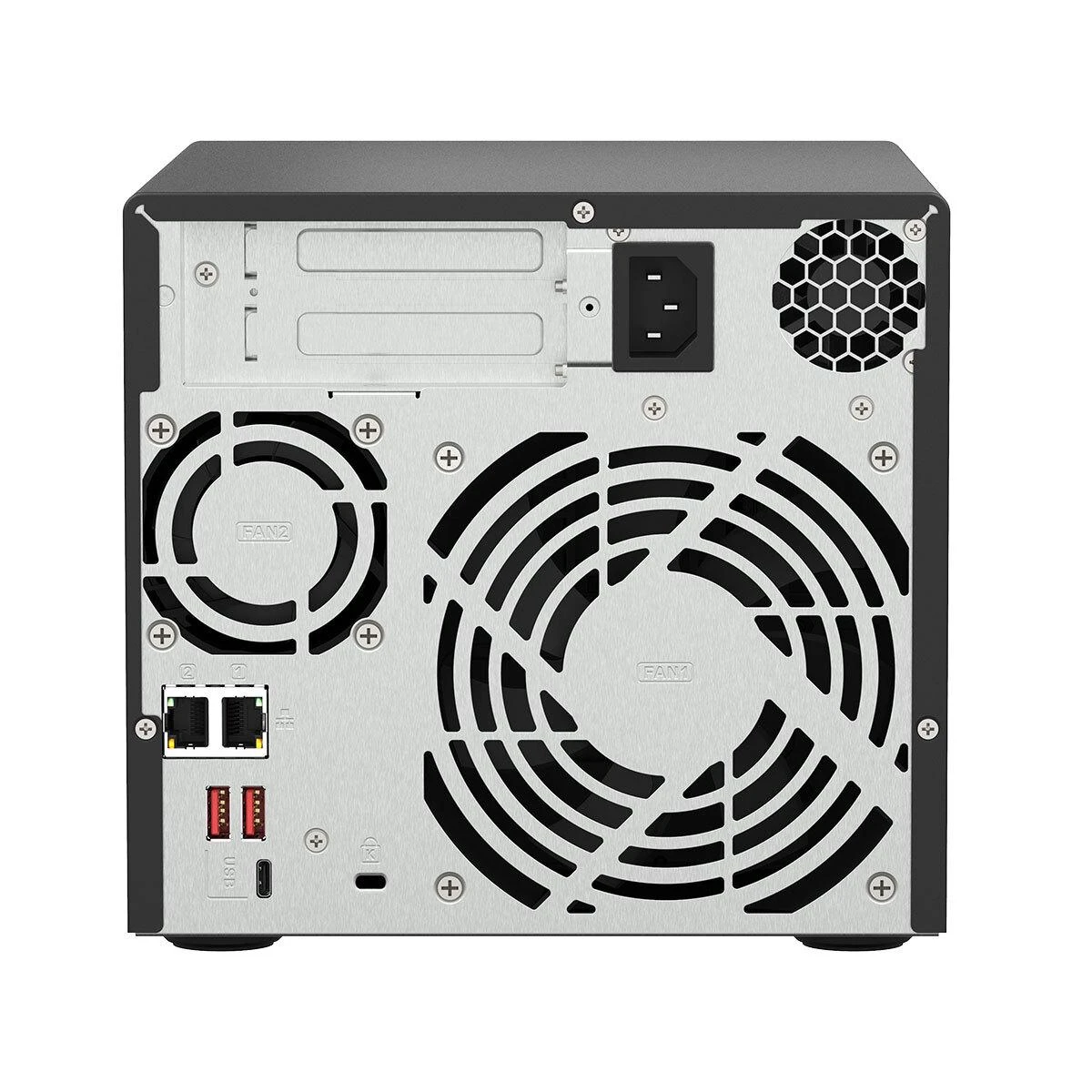 Serveris QNAP | 4 lizdų QTS ir QuTS hero NAS | TS-473A-8G | Iki 4 HDD/SSD su karšto keitimo funkcija | AMD Ryzen | Ryzen V1500B keturių branduolių | Procesoriaus dažnis 2,2 GHz | 8 GB | DDR4