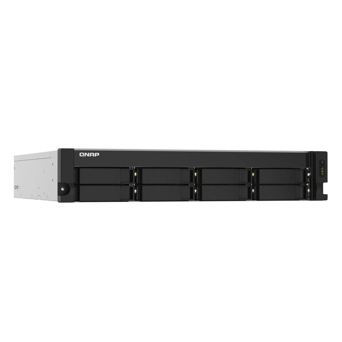 Serveris QNAP | 8 lizdų NAS | TS-832PXU-RP-4G | Iki 8 HDD, karštojo keitimo funkcija | „AnnapurnaLabs Alpine“ | AL324 ARM Cortex-A57 keturių branduolių | Procesoriaus dažnis 1,7 GHz | 4 GB | DDR4