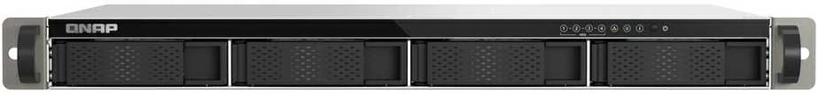 Serveris QNAP kompaktiškas 1U mažo gylio stelažinis 2.5GbE NAS | TS-433eU | Cortex-A55 | 4 GB