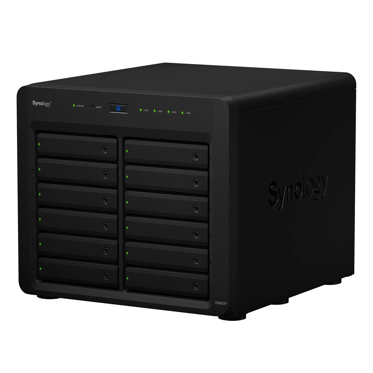 Serveris Synology Sinologija | Bokštas NAS | DS2422+ | Iki 12 HDD/SSD Hot-Swap | AMD Ryzen | „Ryzen V1500B Quad Core“ | Procesoriaus dažnis 2,2 GHz | 4 GB | DDR4