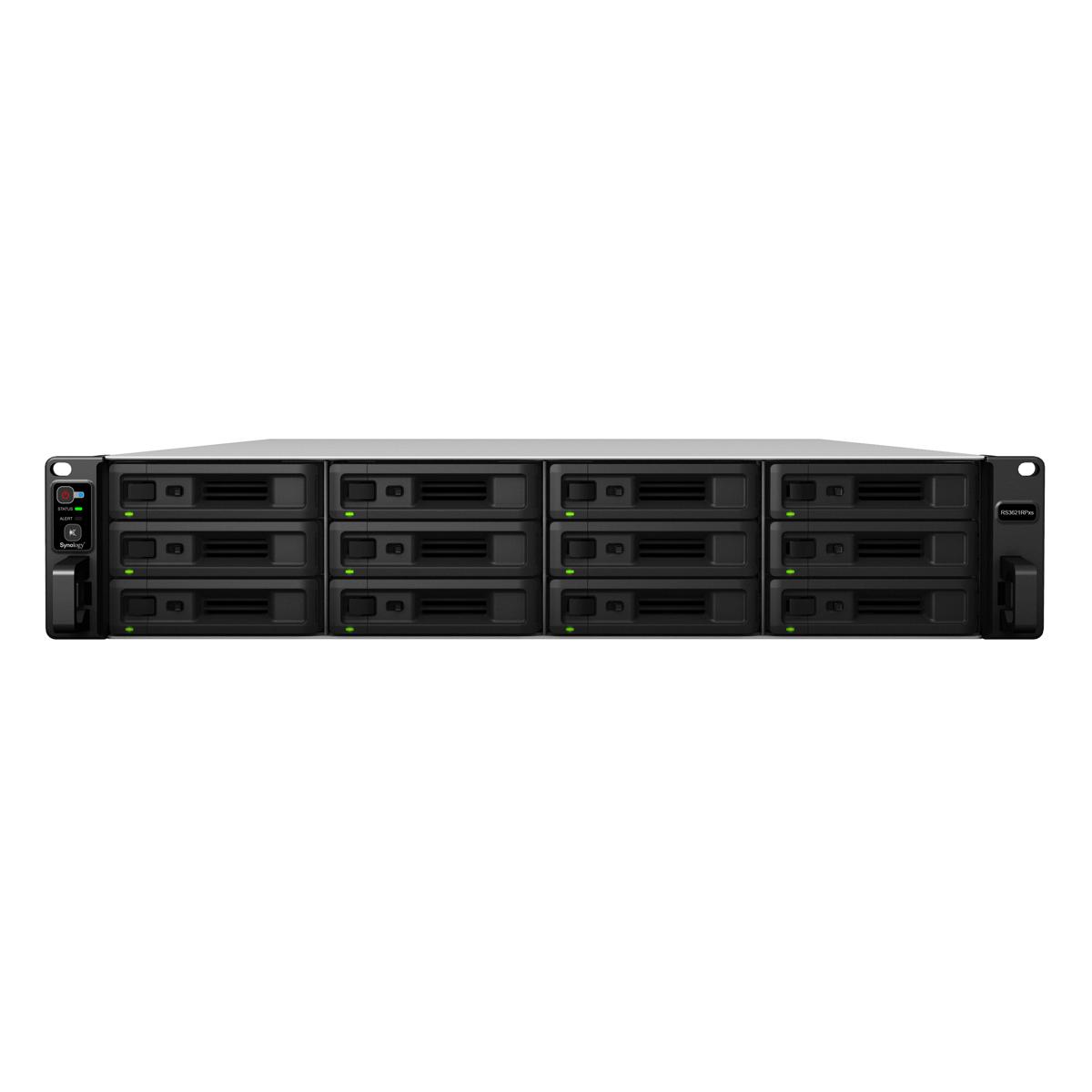 Serveris SYNOLOGY RS3621RPxs 12-bay NAS-RackStation D-1531 6-branduolių 2.2GHz 8GB DDR4 2xUSB 3.2 4xRJ-45 2xExpansion jungtys