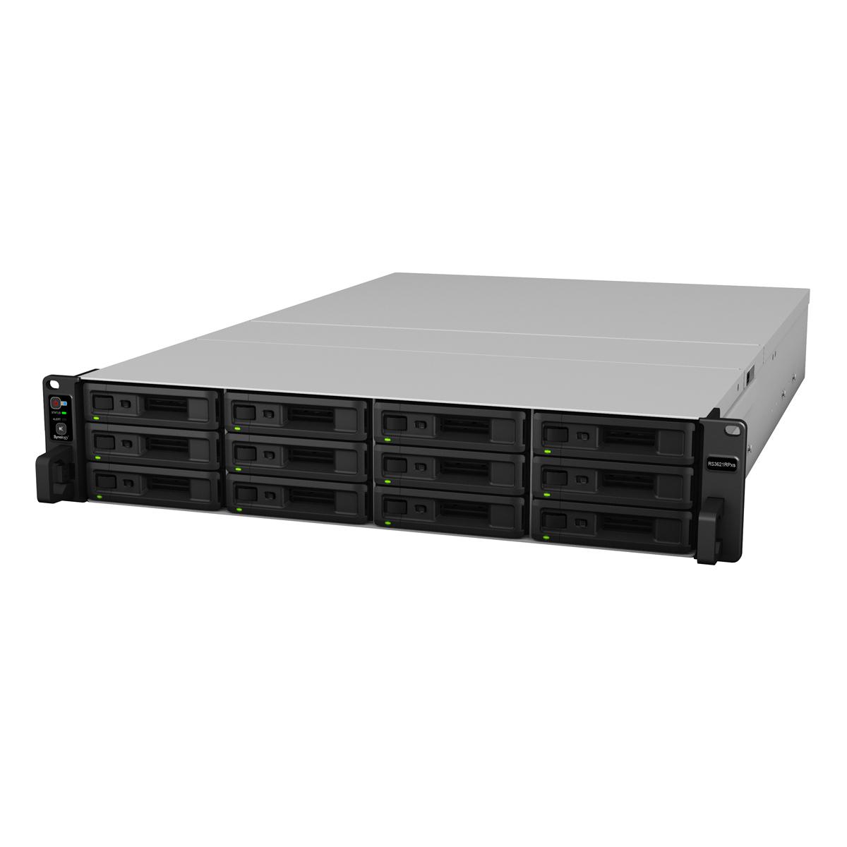 Serveris SYNOLOGY RS3621RPxs 12-bay NAS-RackStation D-1531 6-branduolių 2.2GHz 8GB DDR4 2xUSB 3.2 4xRJ-45 2xExpansion jungtys