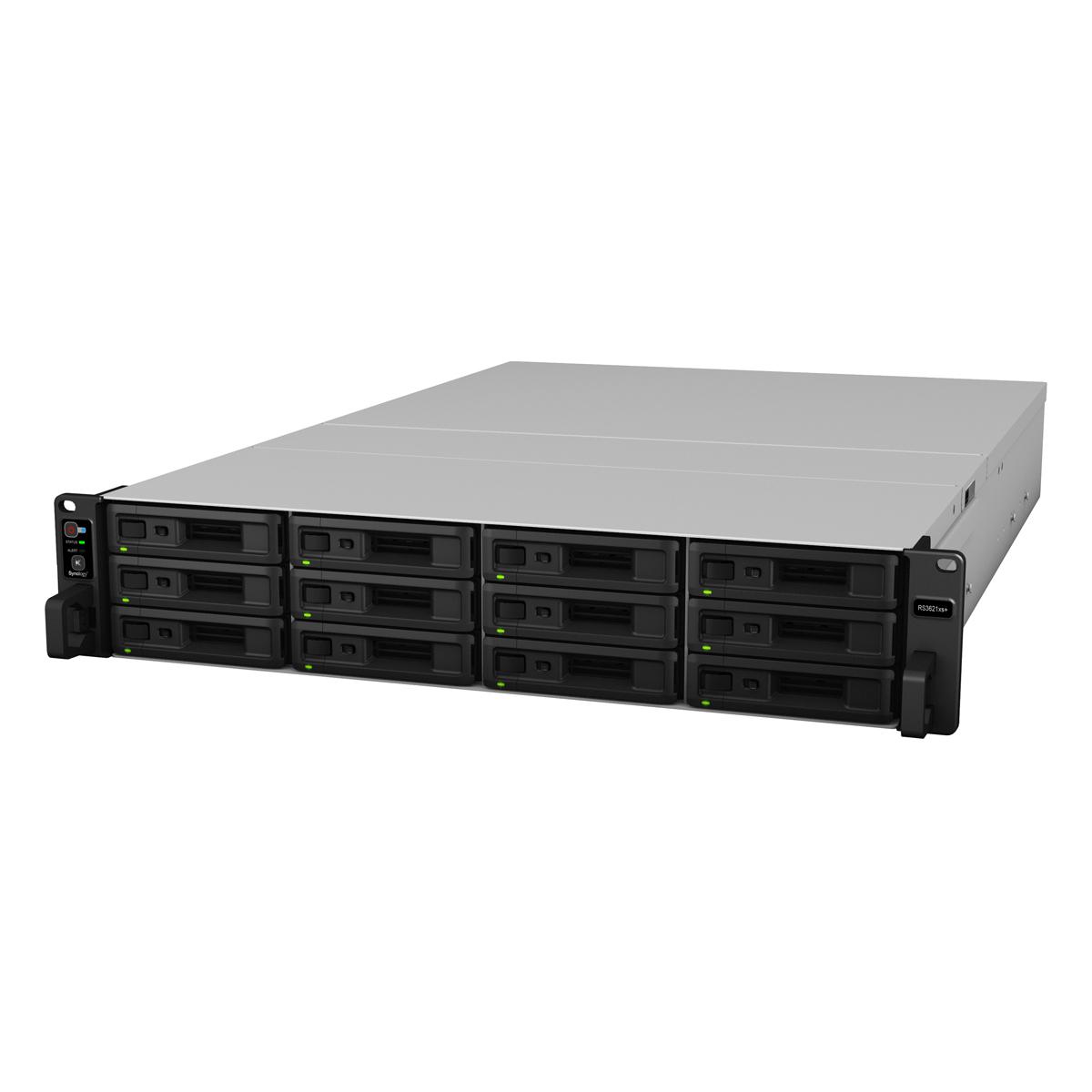 Serveris SYNOLOGY RS3621xs+ 12-bay NAS-RackStation D-1541 8-core 2.1GHz 8GB DDR4 2xUSB 3.2 Gen 4xRJ-45 2x10GbE RJ-45 2xExpansion jungtys