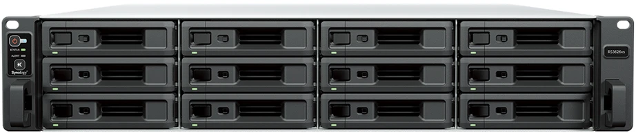 Serveris SYNOLOGY RS3626xs 12-bay NAS-RackStation Intel Xeon D-1726 6-branduolių 2.9GHz 8GB DDR4 2xUSB 3.2 Gen 1 2xRJ-45 10GbE 2xExpansion jungtys