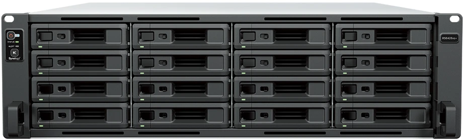 Serveris Synology Synology RS6426XS+ SAN Rack duomenų serveris (3U) Intel® Xeon® D-1739 16 GB DDR4 Juodas