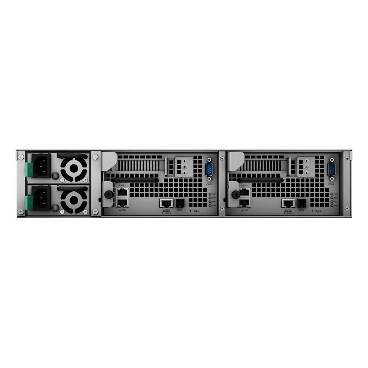 Serveris Synology Rack NAS SA3200D Iki 12 HDD / SSD Hot Swap, Xeon D-1521 Quad Core, Procesoriaus dažnis 2,4 GHz, 8 GB, DDR4, RAID 0,1,5,6,10, Hibridas, 2 x 1GbE, 1 x 10 GbE, 1 x išplėtimo prievadas, 1 x PCIe, dvigubas ventiliatorius